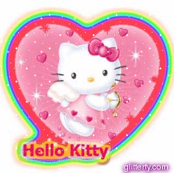 IMMAGINI GLITTERATE DI HELLO KITTY