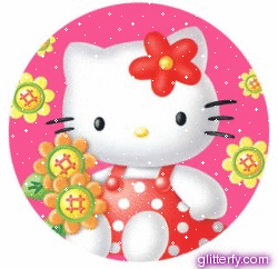 IMMAGINI GLITTERATE DI HELLO KITTY