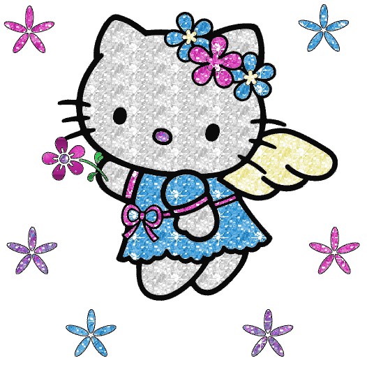 IMMAGINI GLITTERATE DI HELLO KITTY