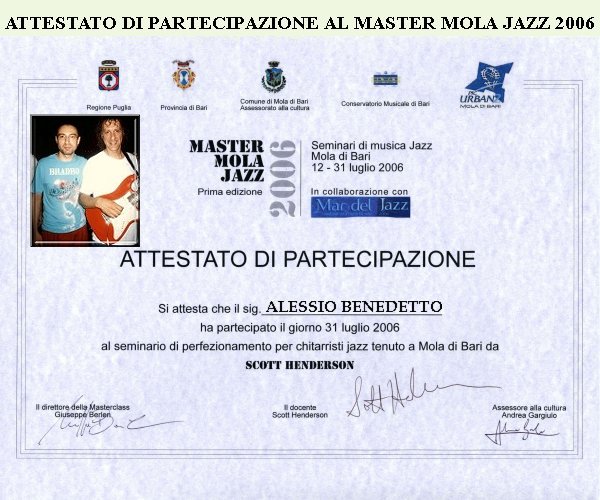 SEMINARIO CON IL CHITARRISTA AMERICANO SCOTT HENDERSON